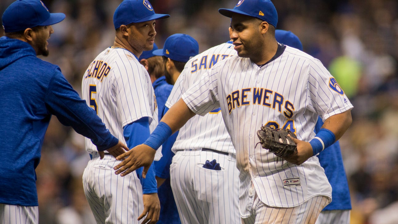 Yelich, Brewers top Tigers; Central tiebreaker vs Cubs looms