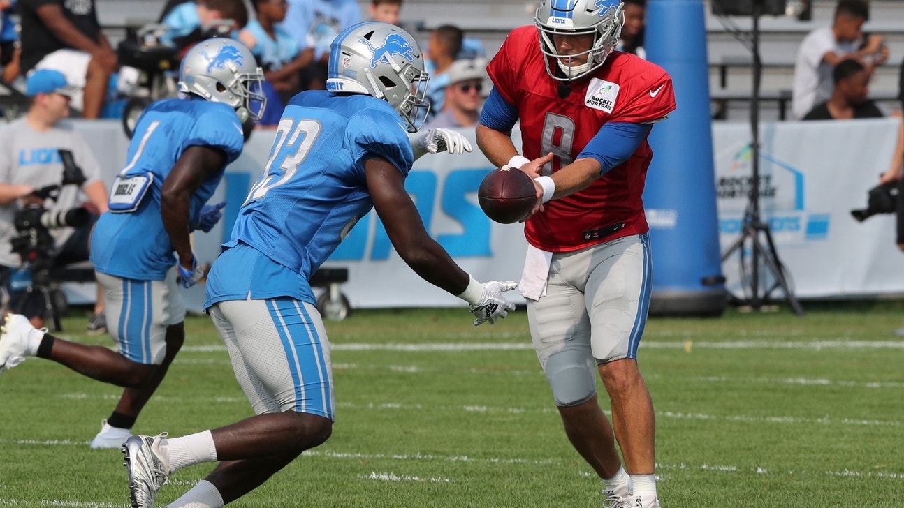 Kerryon Johnson was raised for opportunity he has with Lions