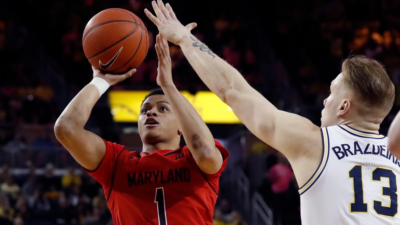 No. 6 Michigan starts fast, beats No. 24 Maryland 65-52