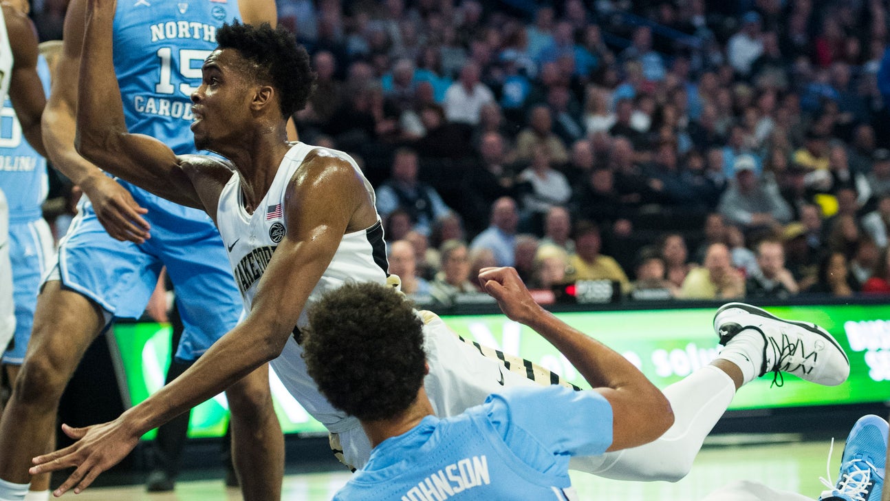 Johnson, No. 8 North Carolina roll past Wake Forest 95-57