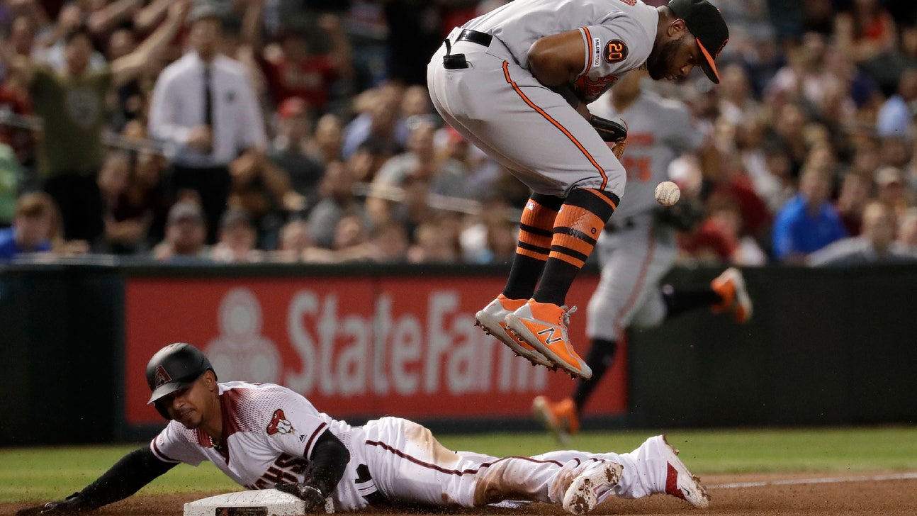 Escobar triples twice, Jones has 3 hits as D'backs top O's