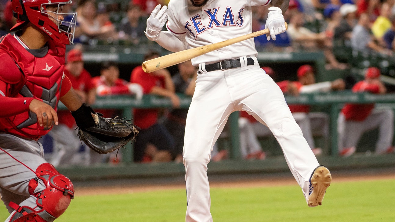 Rangers CF DeShields to DL with fracture in middle finger