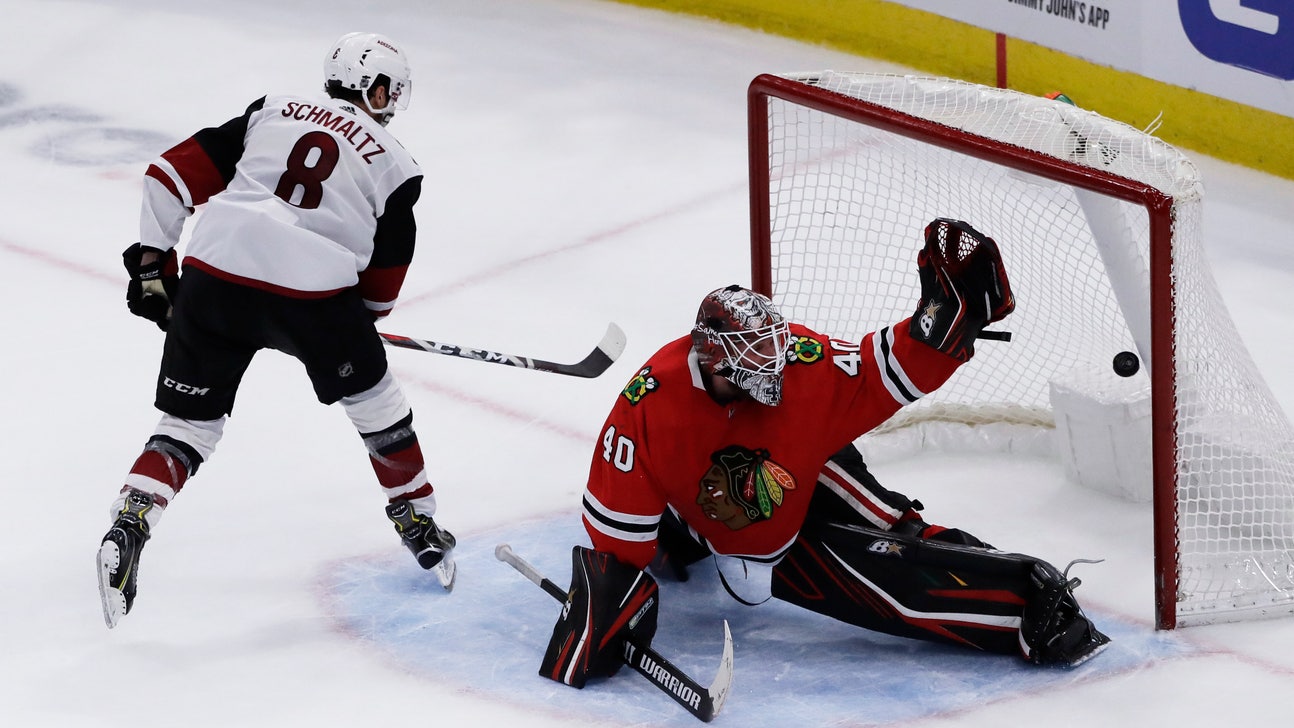 Coyotes rally for 4-3 shootout win over Blackhawks