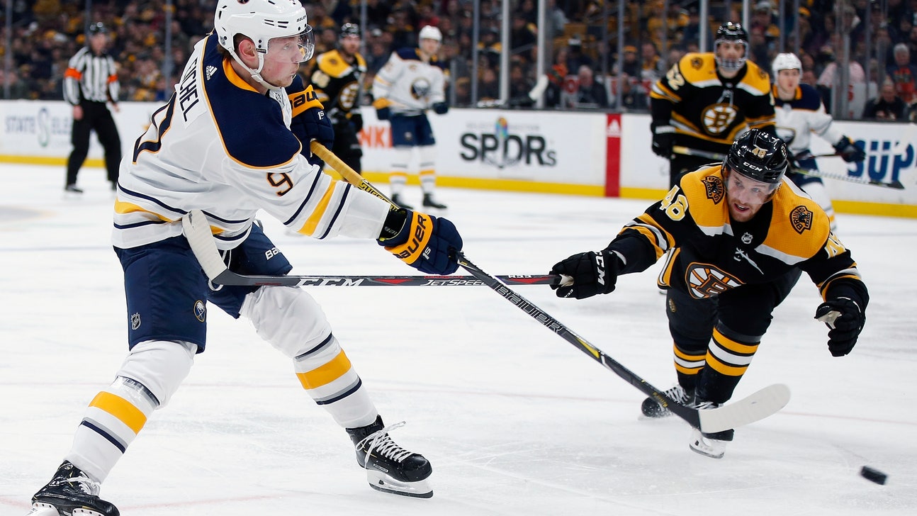 Skinner, Eichel score twice as Sabres top Bruins 4-2