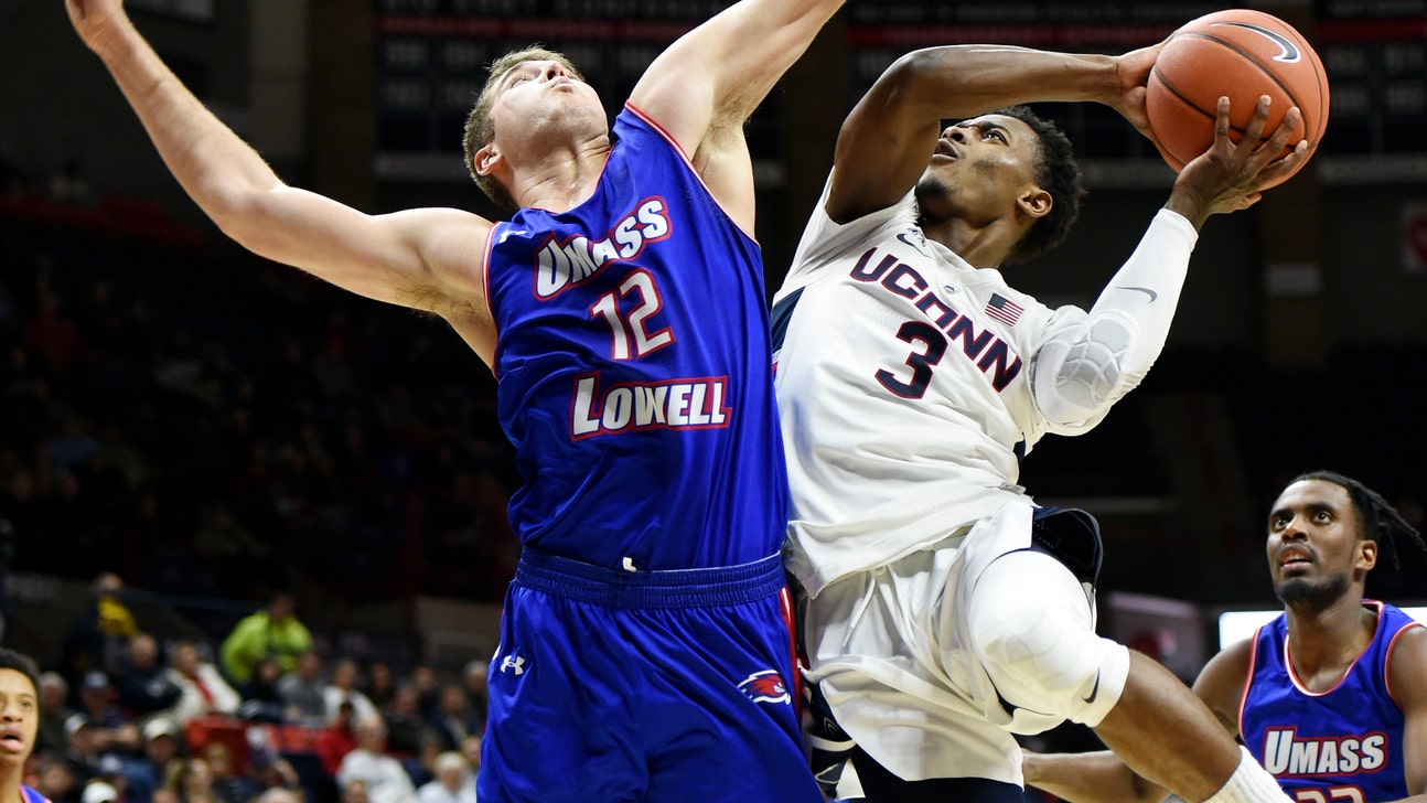 Adams, Vital lead UConn over UMass Lowell 97-75