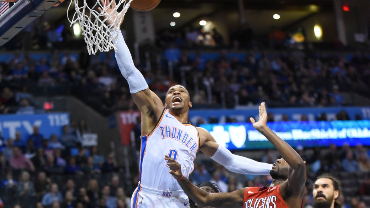 Thunder G Westbrook to miss game with sprained ankle