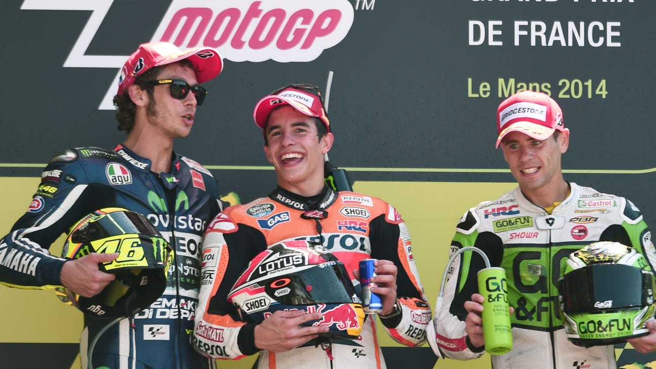 Video: MotoGP Le Mans podium all wrecked in Mugello last year