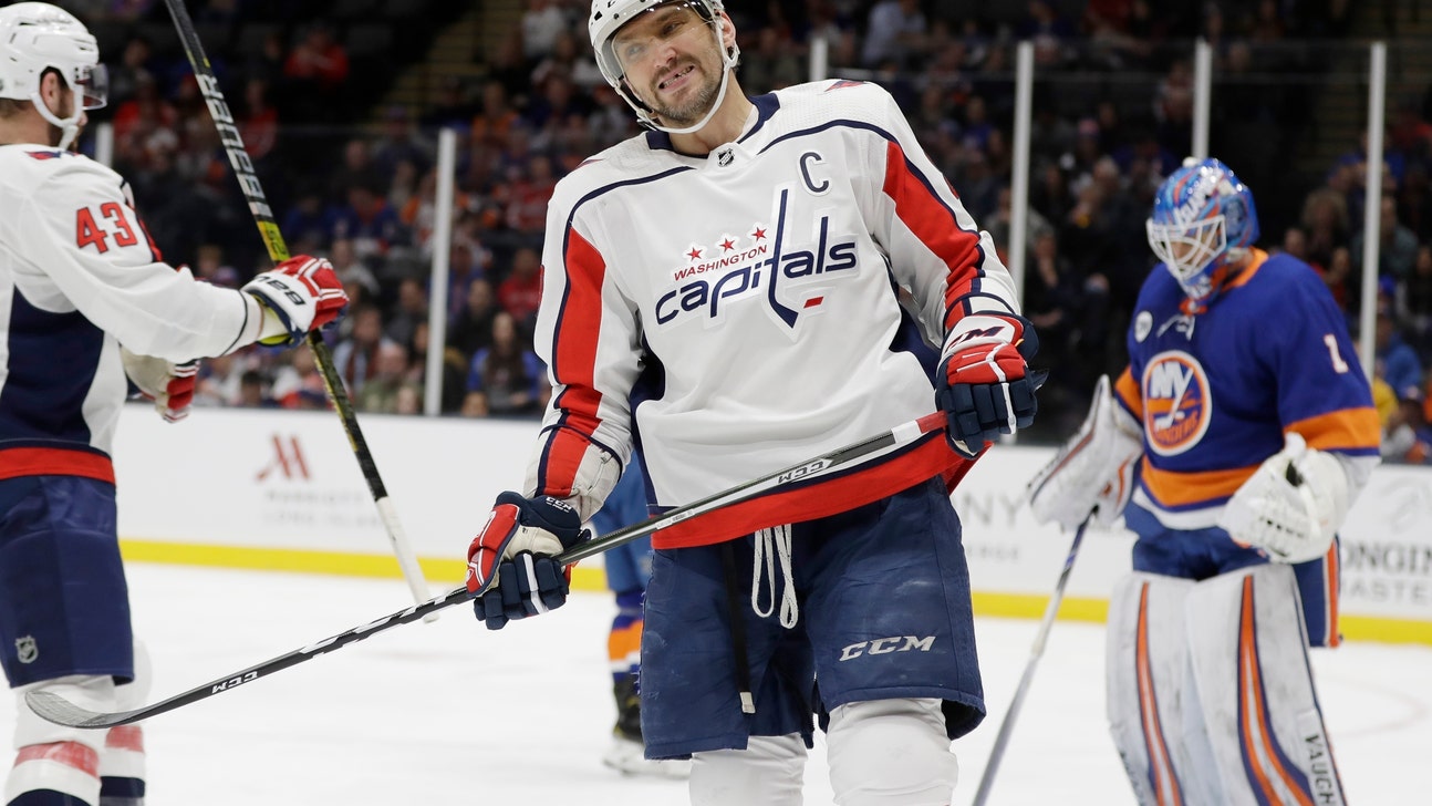 Ovechkin scores 45th as Capitals top Islanders 3-1