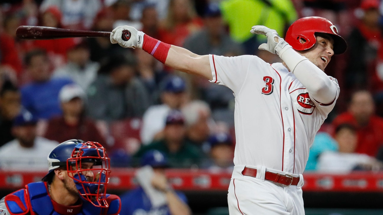 Gennett, Votto help Reds improve to 5-0 vs Dodgers