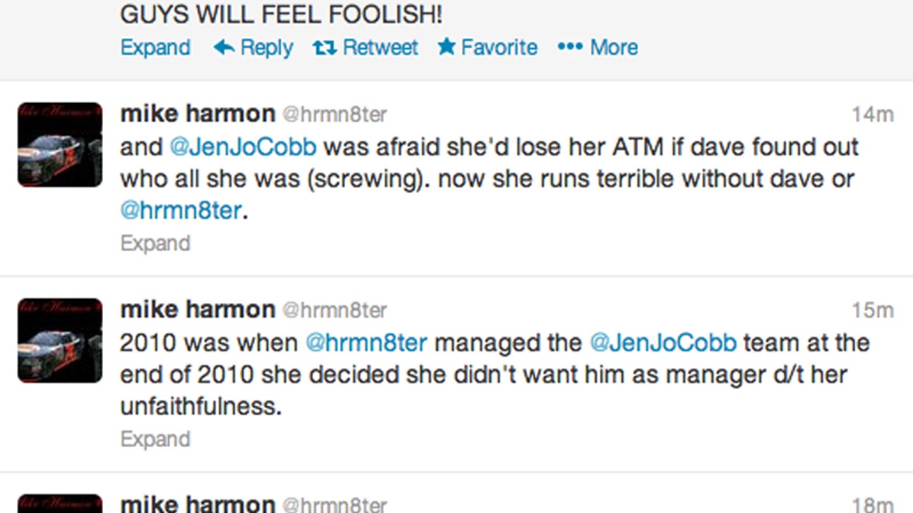 Jennifer Jo Cobb / Mike Harmon Legal Battle Spills Over to Twitter