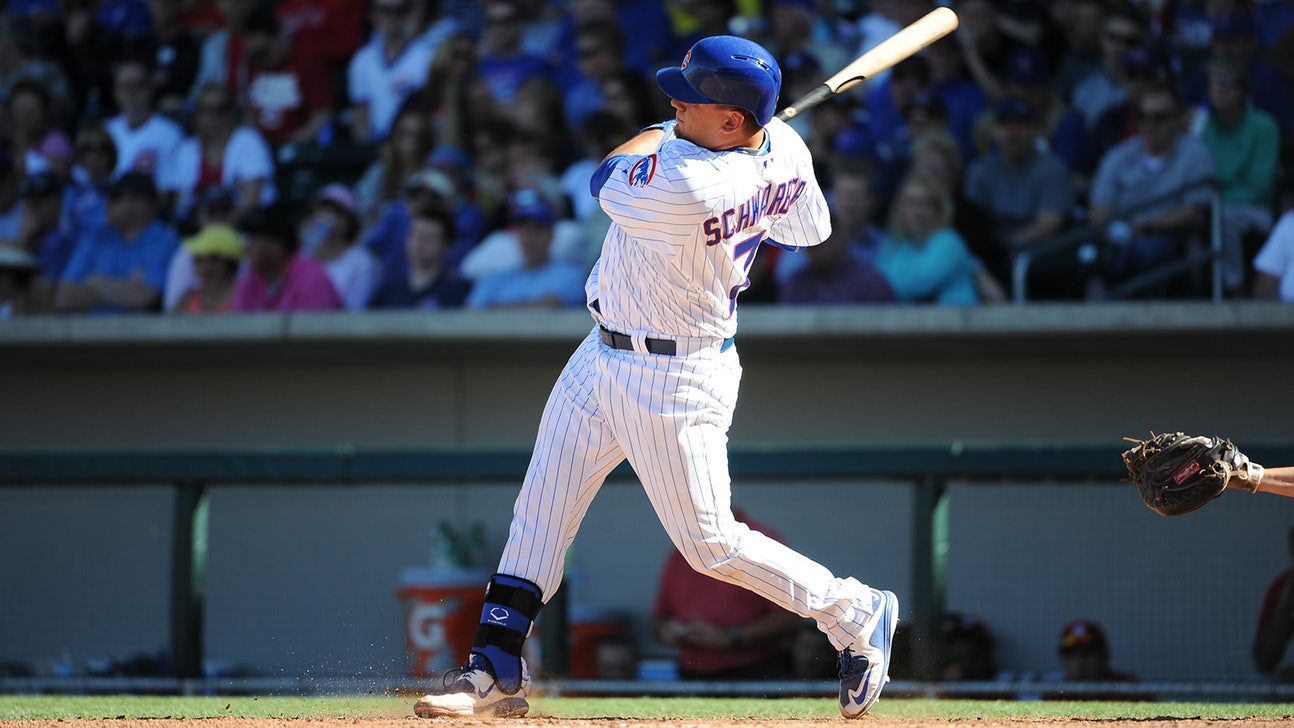 Baseball is here! Schwarber destroys fan's windshield with BP HR