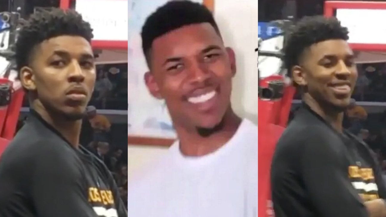 Nick Young was confronted by his own meme IRL