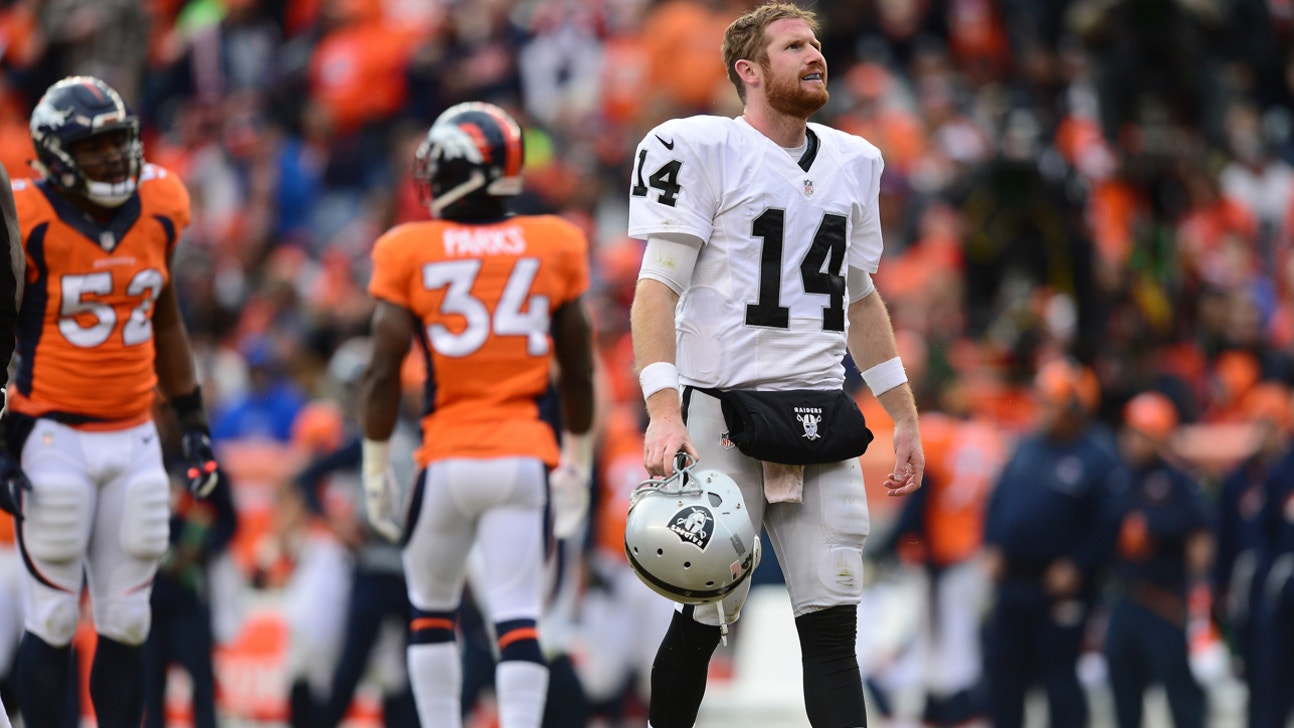 Raiders QB Matt McGloin injured, Connor Cook makes NFL debut