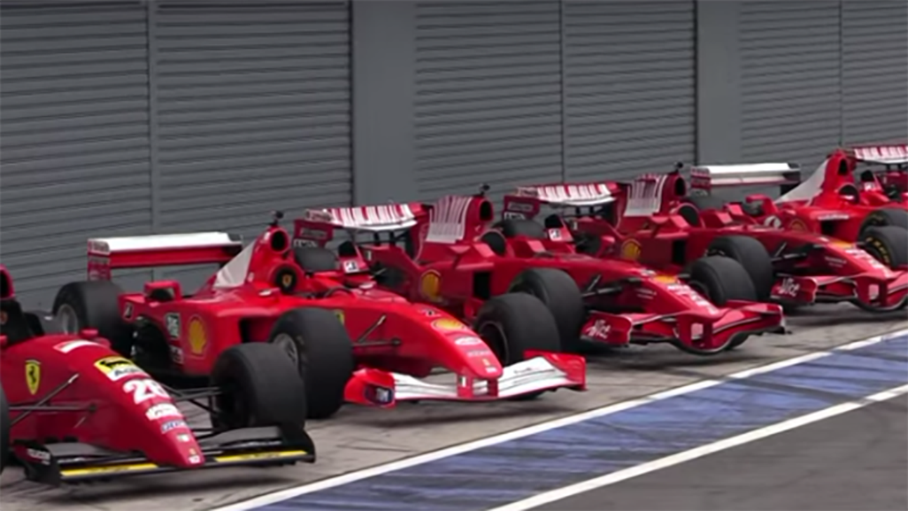 F1: Video compares V6 turbo, V8, V10 and V12 Ferraris at Monza