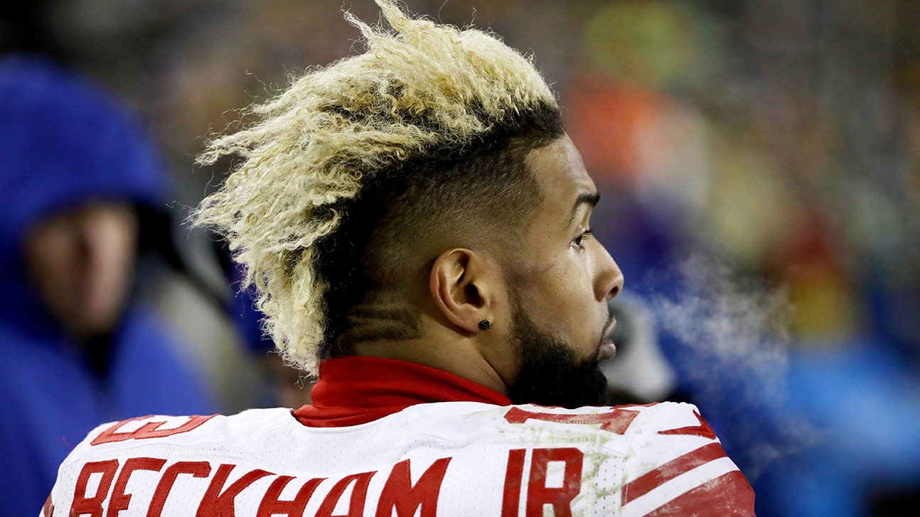 Report: Odell Beckham hit head against locker, punched hole in wall after loss