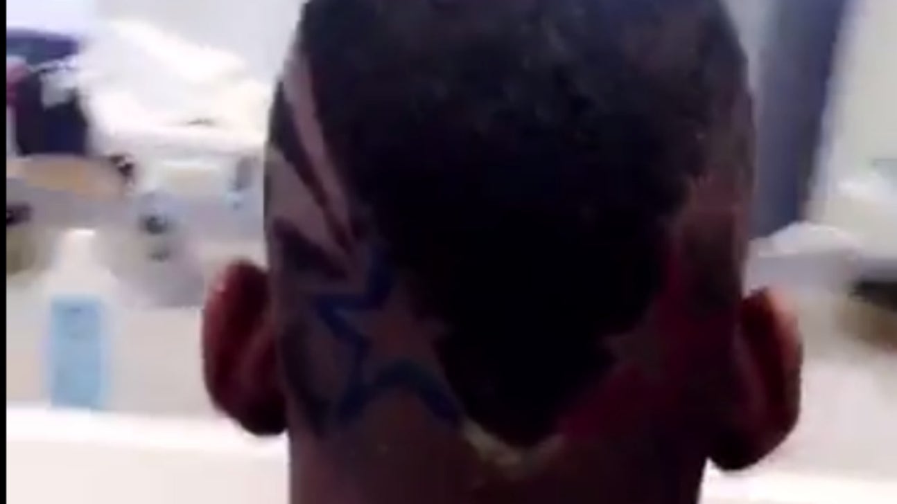 Paul Pogba has a new haircut, with stars and lightning