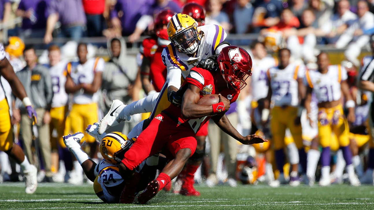 No. 20 LSU silences Heisman winner Lamar Jackson in rout of No. 13 Louisville