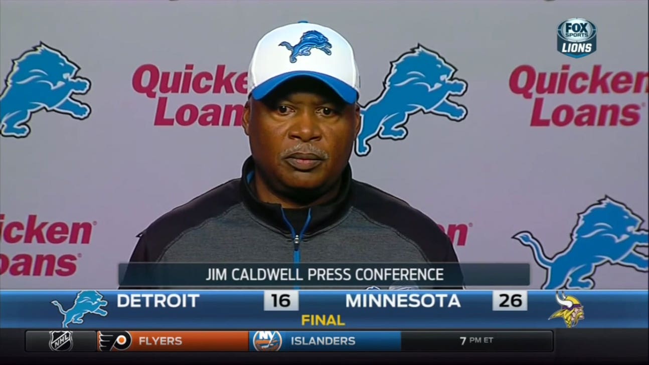 Lions LIVE press conference: Jim Caldwell (VIDEO)