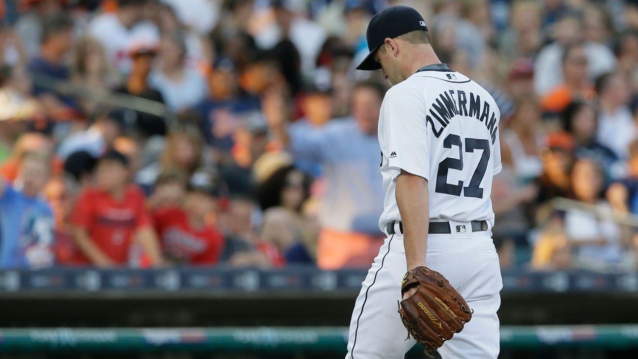 Detroit's Zimmermann headed back to DL
