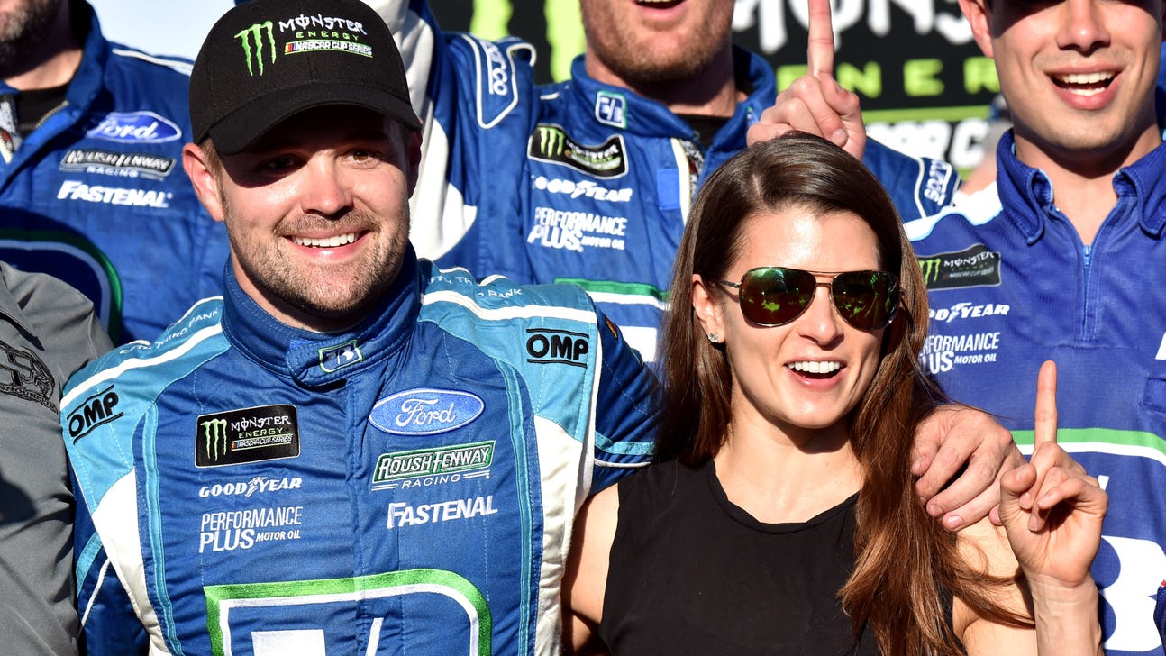 Ricky Stenhouse Jr., Danica Patrick went to the dogs in Victory Lane