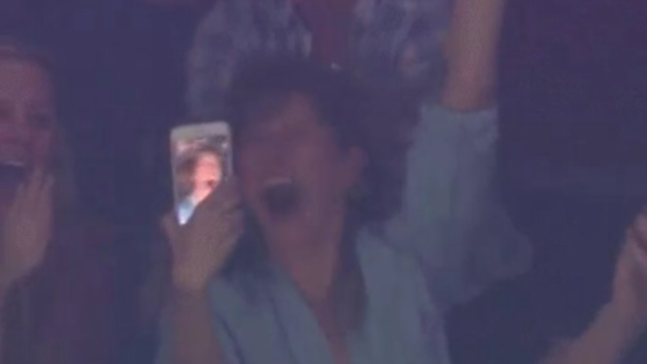 Watch: Gisele Bundchen goes crazy as Patriots complete comeback