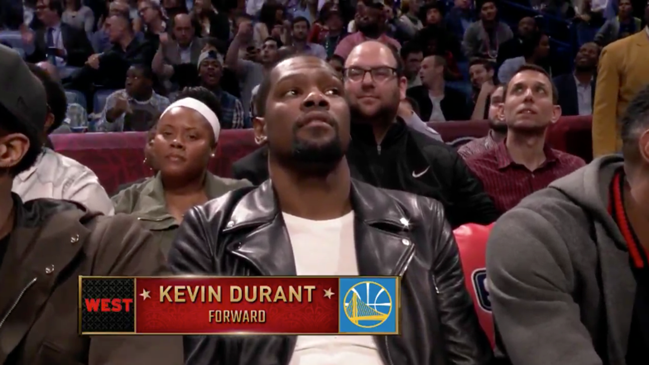How about this P.A. announcer introducing Kevin Durant from 'OKC'