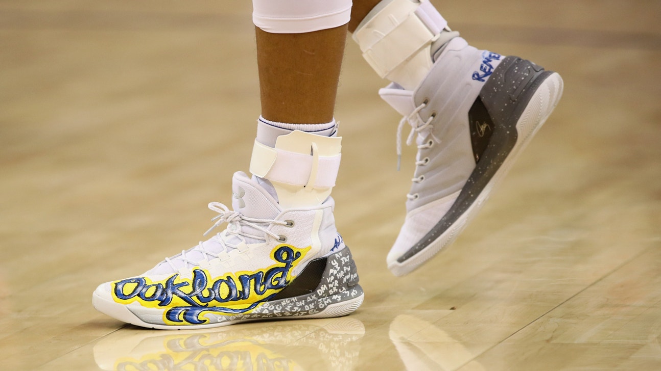 Stephen Curry's shoes auctioned at $30,101 for Oakland Fire Relief fund
