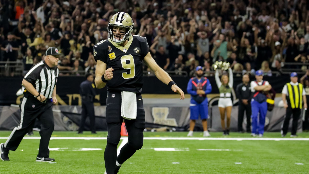 PHOTOS: Brees, Saints hand Goff, Rams first loss of the season with 45-35 win