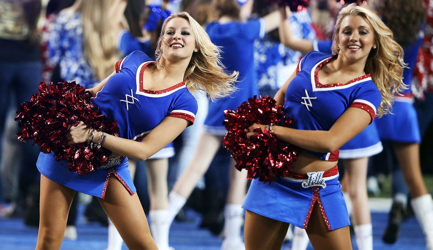 St Louis Cardinals Big Red Line Cheerleaders, as part of the