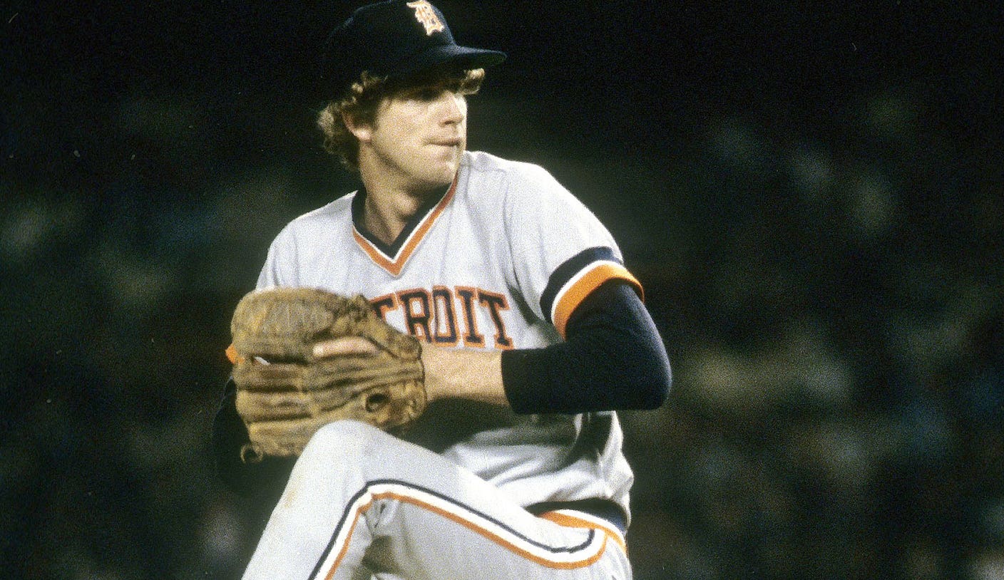 TB Mark The Bird Fidrych throwing a complete game victory