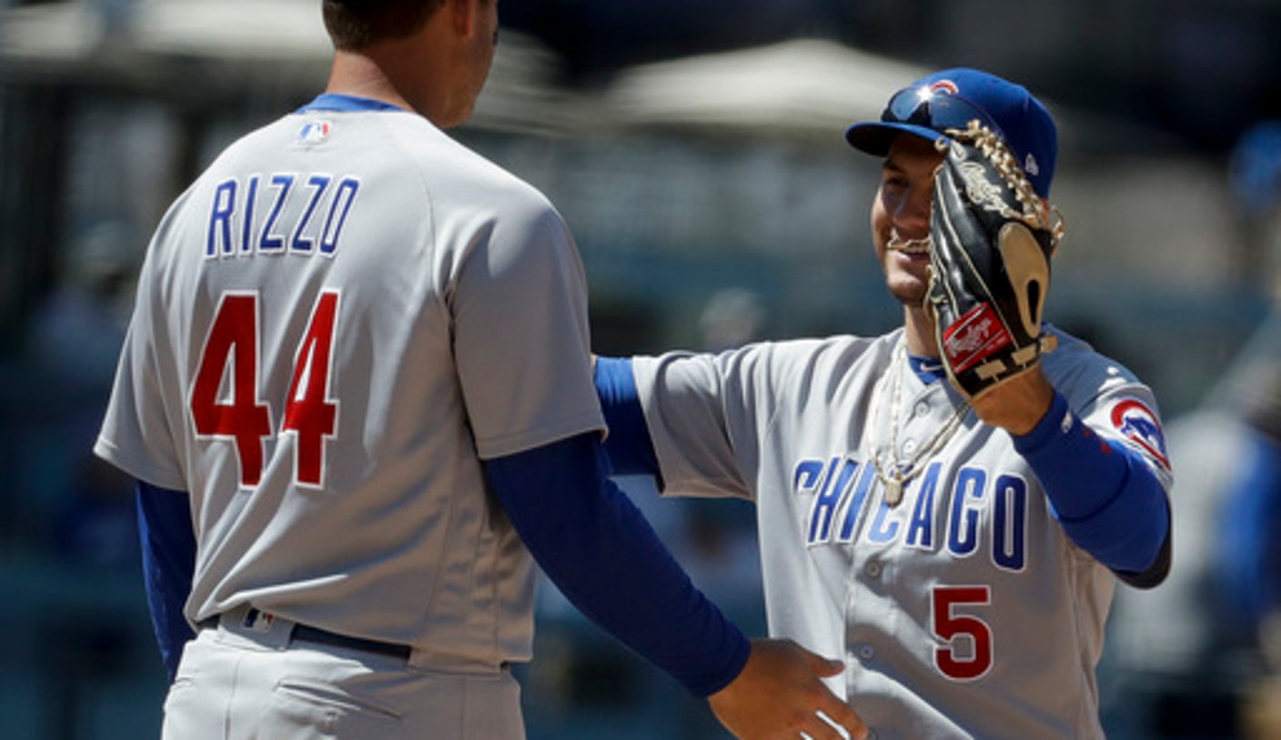 Rizzo has huge day; Cubs rip Dodgers' bullpen in 11-5 win