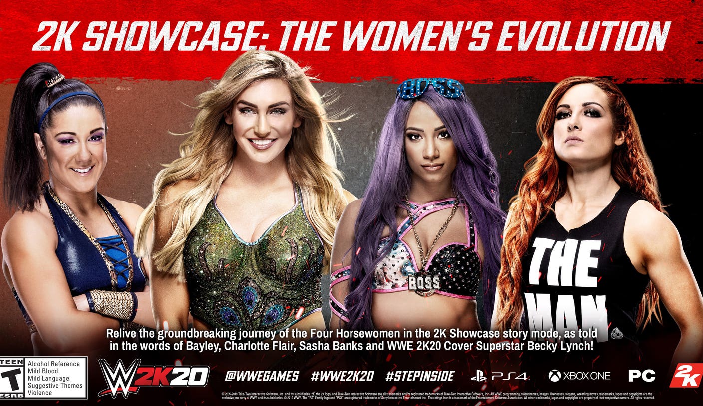 WWE 2K20's Showcase mode tells the story of the Women's and The Four | FOX Sports