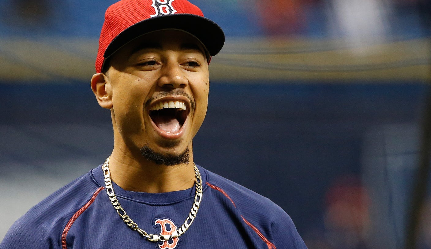 Red Sox's Mookie Betts bounces from baseball to bowling