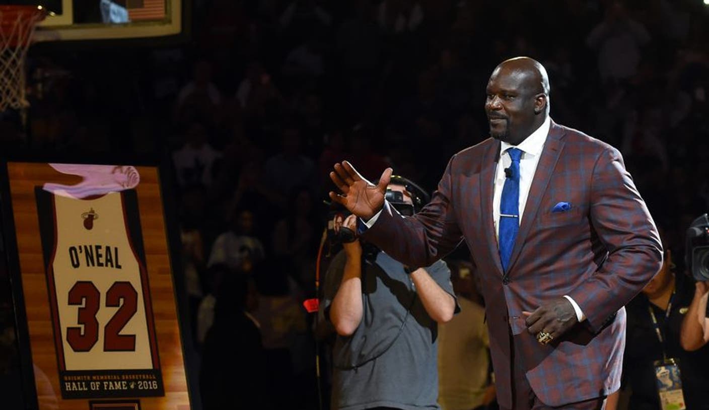 To the rafters: Heat retire Shaq's No. 32 jersey