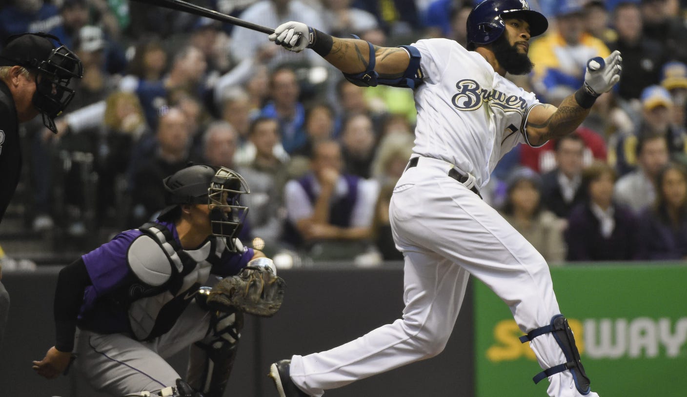 Eric Thames is aiming for more consistency with the Brewers in 2018.