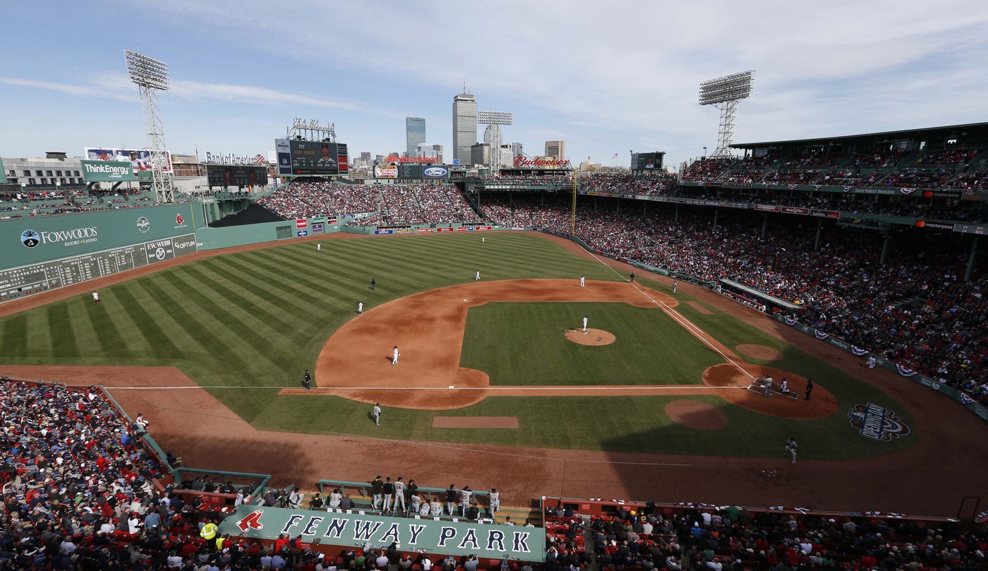 Classic Boston Red Sox Summer Sunset at Fenway Park Boston 