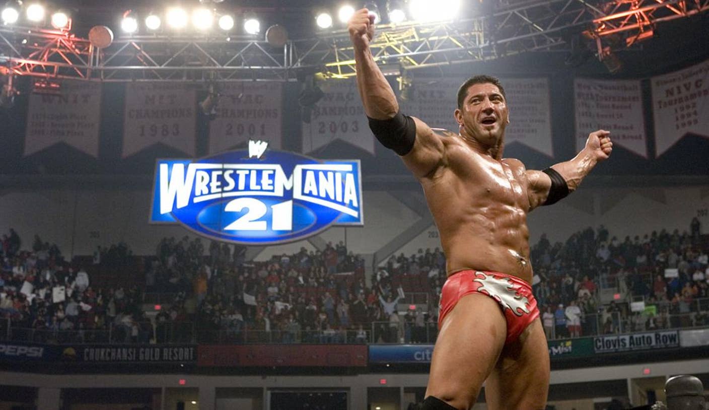 Pin by Madison Young on Dave Batista  Batista wwe, Wrestling superstars,  Wwe