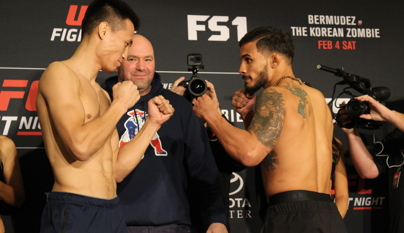 Ufc Fight Night 104 Results Korean Zombie Returns With Knockout Win Over Dennis Bermudez Fox Sports