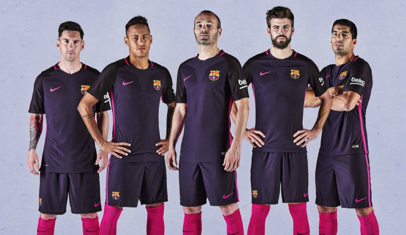 LOOK: Real Madrid and Barcelona show off new purple jerseys