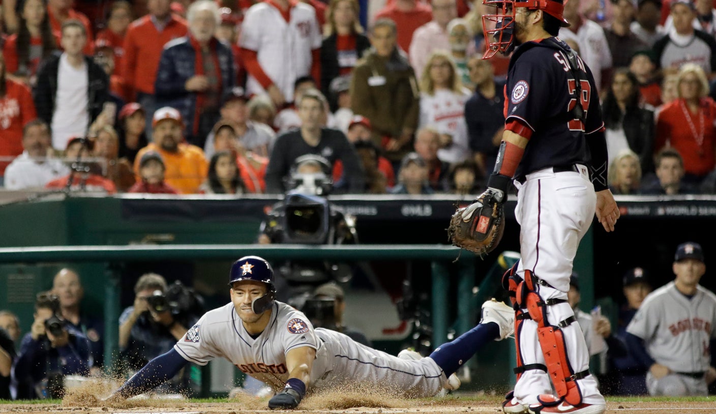 Kurt Suzuki homers for go-ahead run in World Series Game 2 - Athletics  Nation