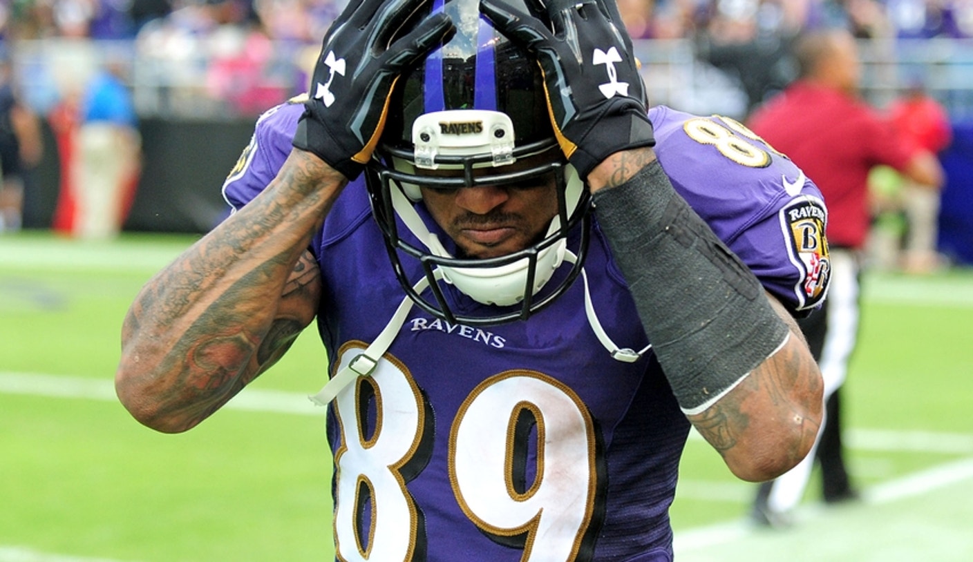 Willis McGahee becomes emotional as he announces his retirement as a  Baltimore Raven