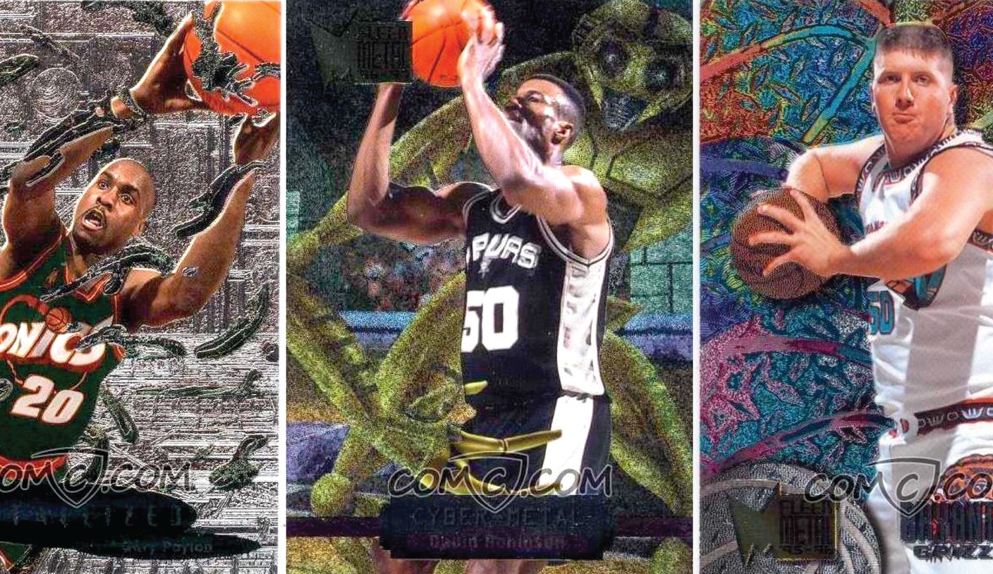 Ranking the most ridiculous Fleer Metal NBA cards of all time 