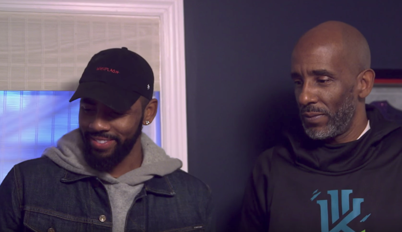 Kyrie Irving surprises his dad with home renovation: 'He really was super dad' | FOX Sports