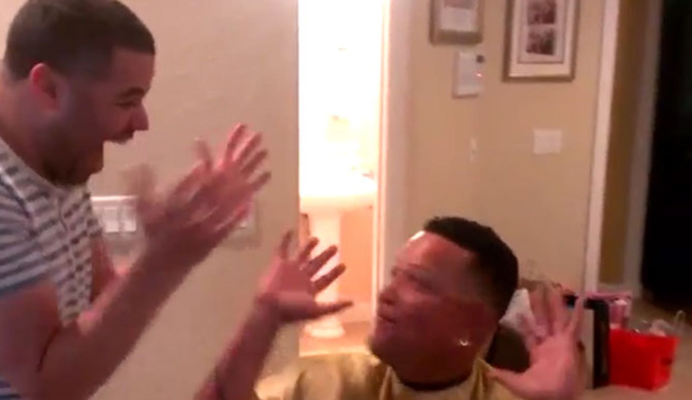 VIDEO: Miguel Cabrera inks monster extension, gets a haircut, goes