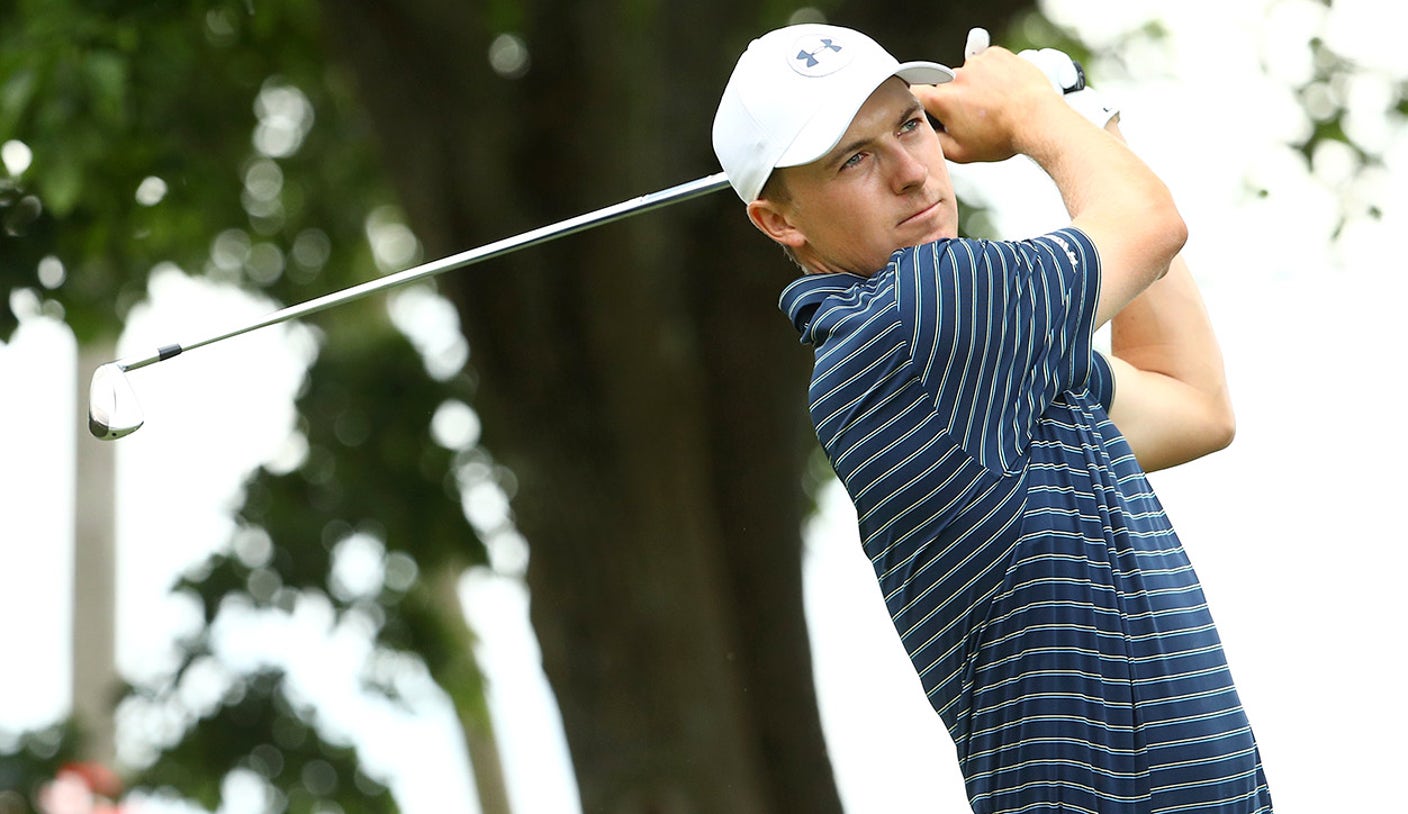 Jordan Spieth chips in from bunker to win Travelers Championship