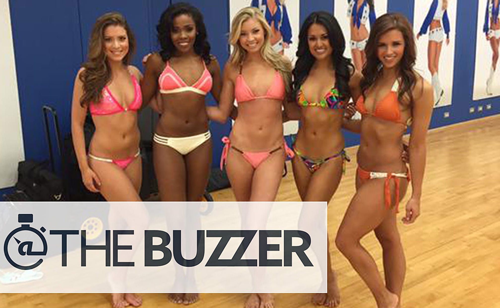 Dallas Cowboys Cheerleaders Bikini Fitting Day Fox Sports