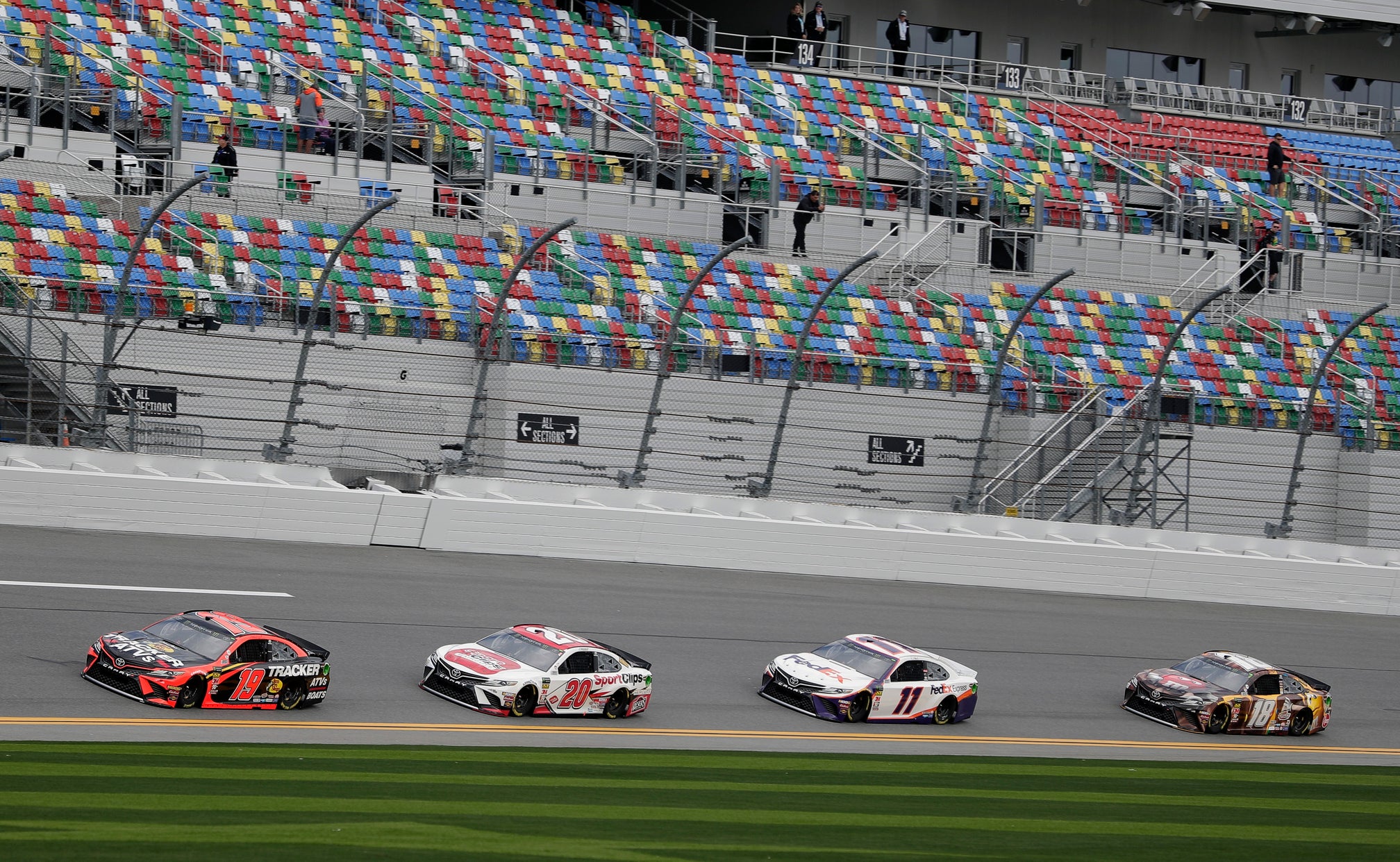 Truex and Wallace top Daytona speed charts in rainy 1st day | FOX Sports