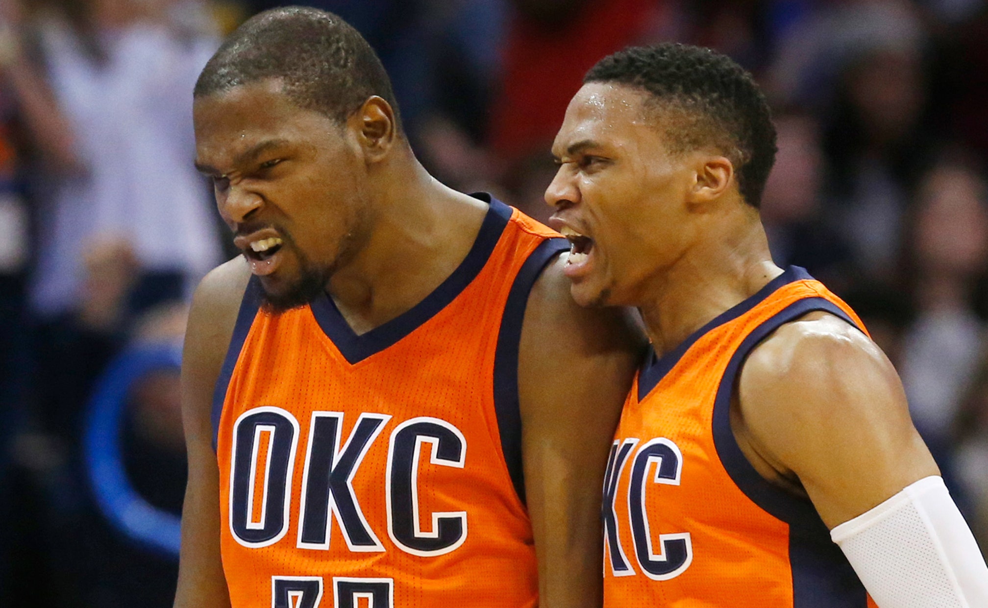 Durant, Westbrook rally Thunder past Jazz 10498 in OT