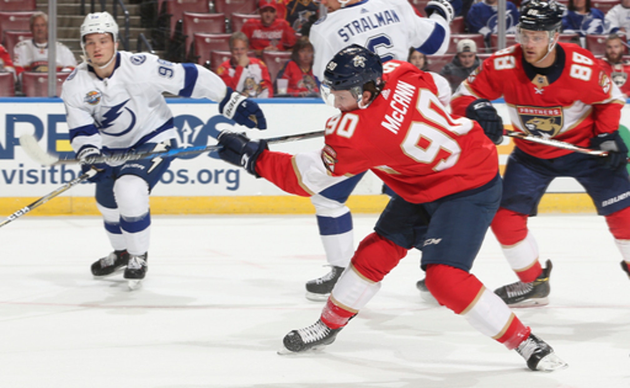 Jared McCann has hat trick, Panthers beat Lightning 52 FOX Sports