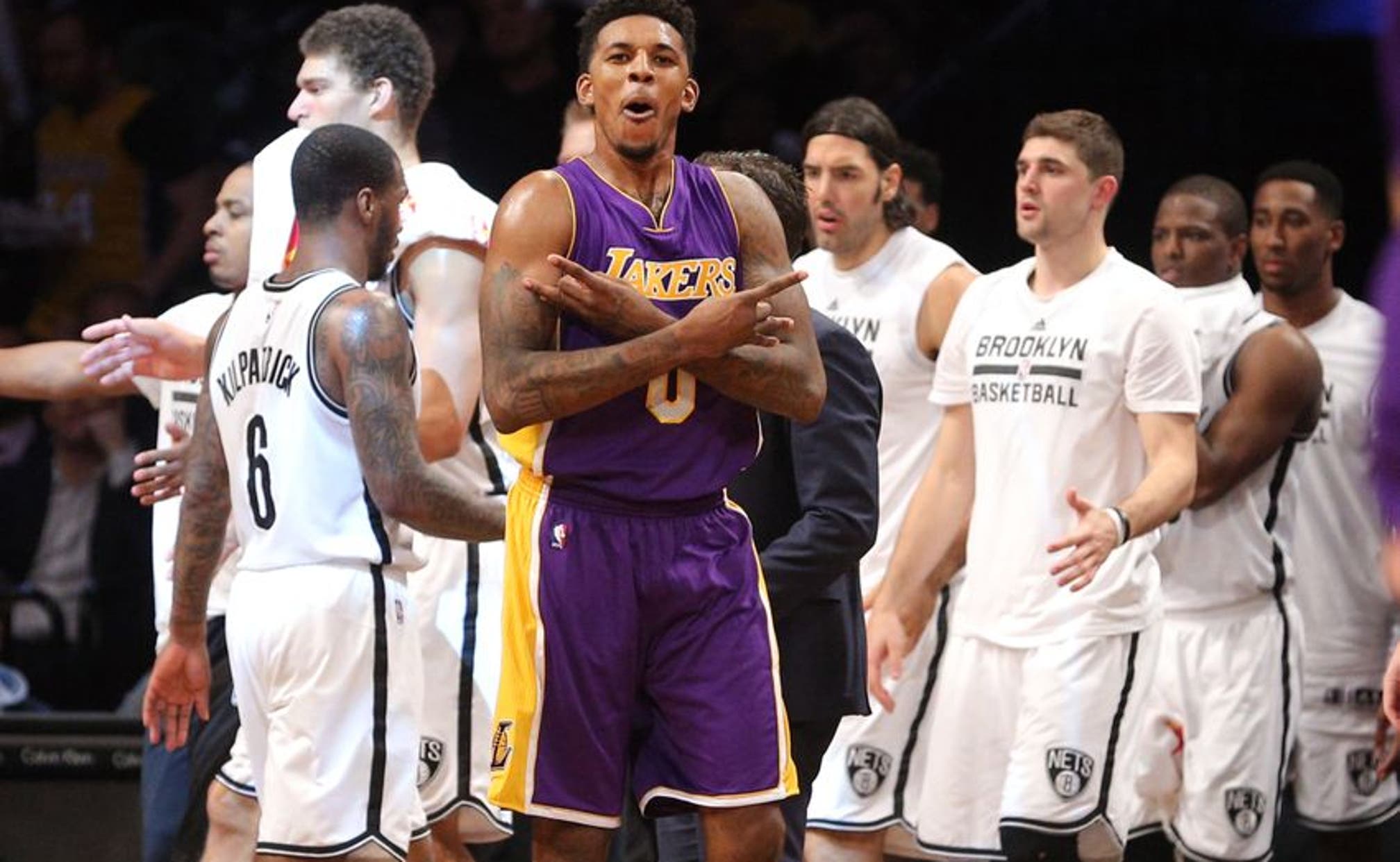 Watch La Lakers Nick Young To Appear On Here S The Rub Fox Sports